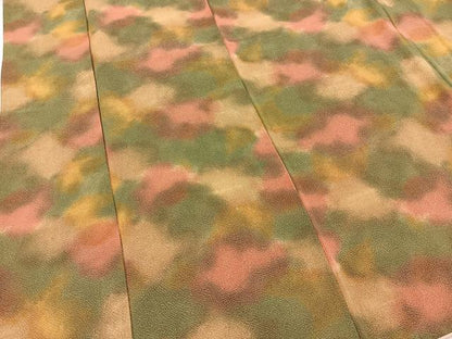 平和屋着物■上質な小紋　霞文　正絹　逸品　BAAX3784yc