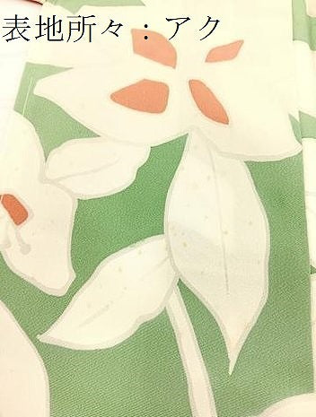 平和屋着物■上質な小紋　草花文　正絹　逸品　BAAX3797yc