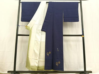 平和屋着物■訪問着　陶器文　正絹　逸品　BAAX3813yc