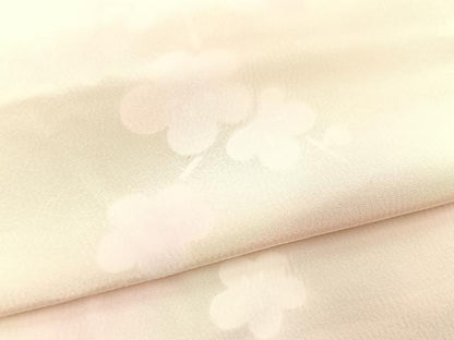平和屋着物■長襦袢　袷　枝桜地紋　暈し染め　正絹　逸品　BAAX3830yc