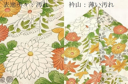 平和屋着物■上質な小紋　花尽くし　正絹　逸品　BAAX3838yc