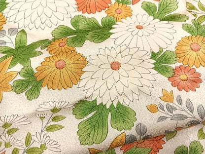 平和屋着物■上質な小紋　花尽くし　正絹　逸品　BAAX3838yc