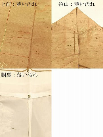 平和屋着物■上質な紬　七宝文　正絹　逸品　BAAX3839yc
