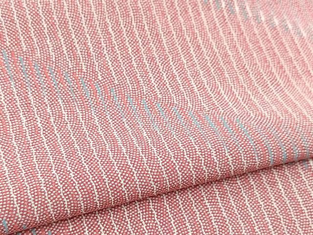 平和屋着物■上質な小紋　斜線文　正絹　逸品　BAAX3845yc