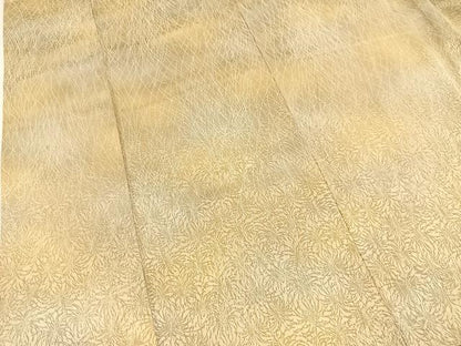 平和屋着物■上質な小紋　乱菊芝草文　暈し染め　正絹　逸品　BAAX3867yc