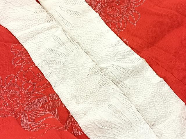 平和屋着物■アンティーク　大正ロマン　長羽織　袷　源氏物語　金彩　半衿刺繍　正絹　逸品　BAAX3875yc