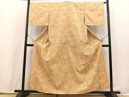 平和屋着物■上質な紬　霞文　正絹　逸品　BAAX3899yc