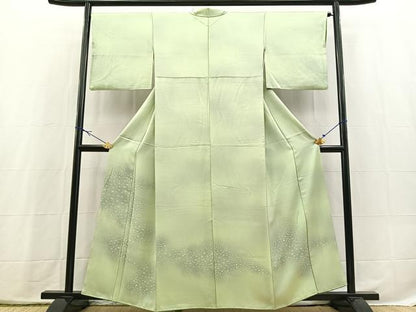 平和屋着物■訪問着　石畳文　暈し染め　正絹　逸品　BAAX3900yc
