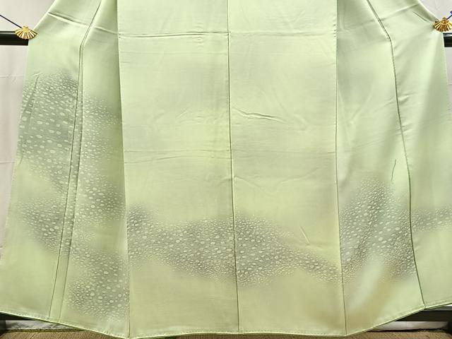 平和屋着物■訪問着　石畳文　暈し染め　正絹　逸品　BAAX3900yc