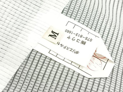 平和屋着物＊夏物　小紋　絽　丸文　洗える着物　BAAX3958yc