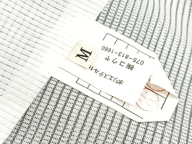 平和屋着物＊夏物　小紋　絽　丸文　洗える着物　BAAX3958yc