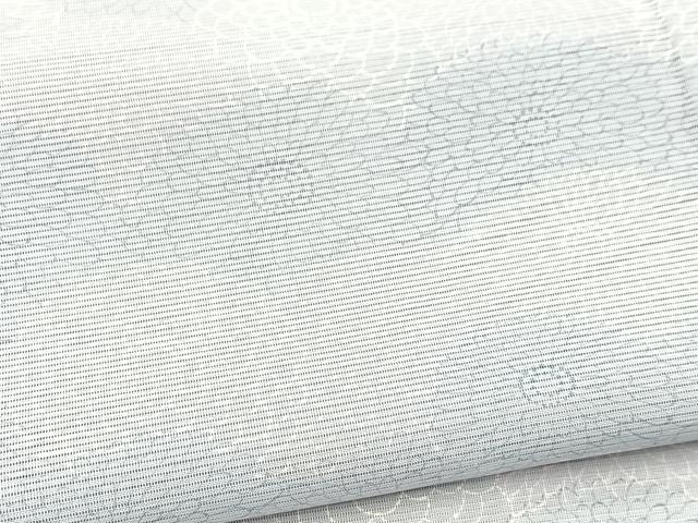 平和屋着物＊夏物　小紋　絽　菊尽くし　洗える着物　BAAX3971yc