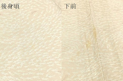 平和屋着物＊夏物　小紋　絽　こぼれ松文　洗える着物　BAAX3972yc