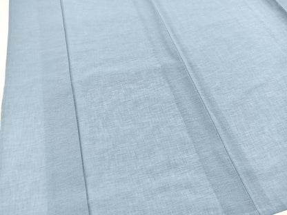 平和屋着物＊夏物　色無地　紗　淡藤色　洗える着物　未使用　BAAX3981yc