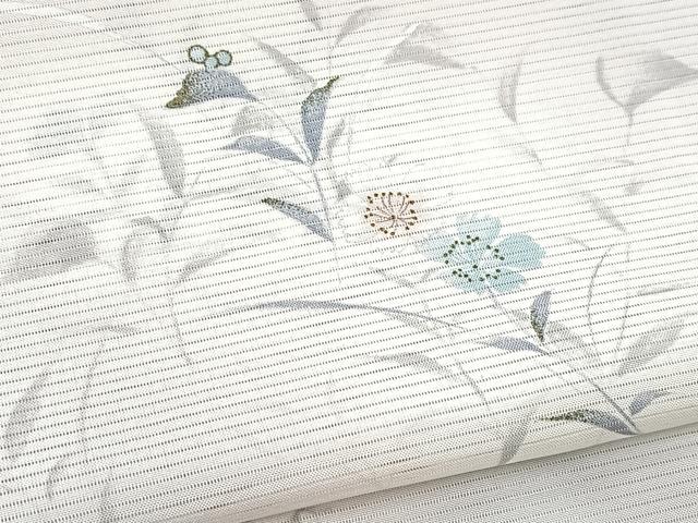 平和屋着物＊夏物　小紋　絽　撫子　暈し染め　洗える着物　BAAX3985yc