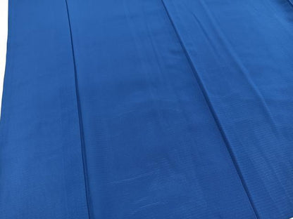 平和屋着物＊夏物　色無地　絽　瑠璃紺色　正絹　逸品　BAAX3995yc