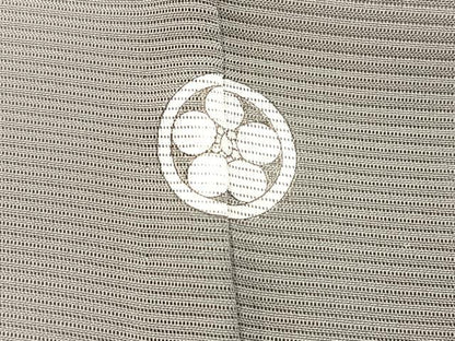 平和屋着物＊夏物　色無地　絽　灰汁色　やまと誂製　正絹　逸品　BAAX3996yc