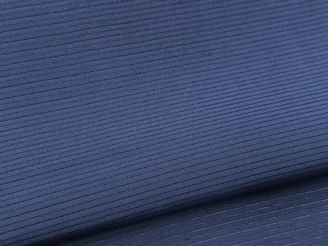 平和屋着物＊夏物　色無地　絽　紺藍色　正絹　逸品　BAAX3998yc
