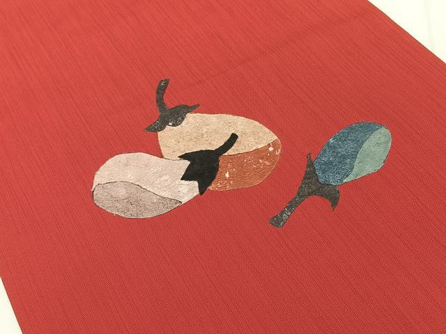 平和屋着物◎太鼓柄袋帯　成り物　正絹　逸品　BAAX4008qw