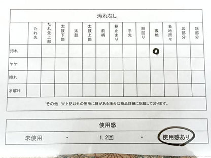 平和屋着物◎両面 六通柄袋帯 菊花文 金銀糸 正絹 逸品 BAAX4073qw