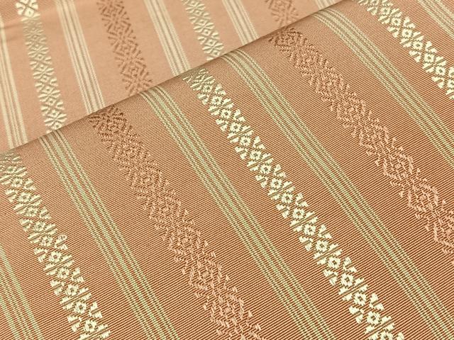 平和屋着物◎本場筑前博多織 半幅帯 献上 正絹 逸品 BAAX4098qw