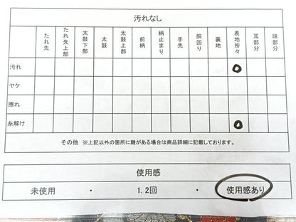 平和屋着物◎六通柄袋帯　唐織　草花文　黒地　金銀糸　正絹　逸品　BAAX4108qw