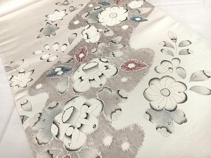 平和屋着物◎太鼓柄袋帯　作家物　辻が花　引箔　正絹　逸品　BAAX4113qw