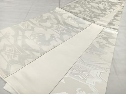 平和屋着物◎全通柄　本袋帯　有栖川錦　引箔　正絹　逸品　BAAX4131qw