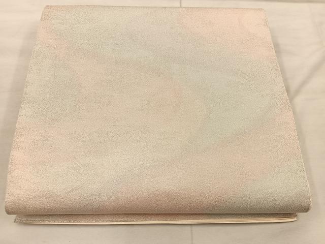 平和屋着物◎西陣　全通柄袋帯　砂子綴れ　流水文　正絹　逸品　BAAX4224mz