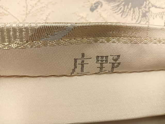 平和屋着物◎六通柄袋帯　広重東海道　庄野　プラチナ二重箔　正絹　逸品　BAAX4308mz