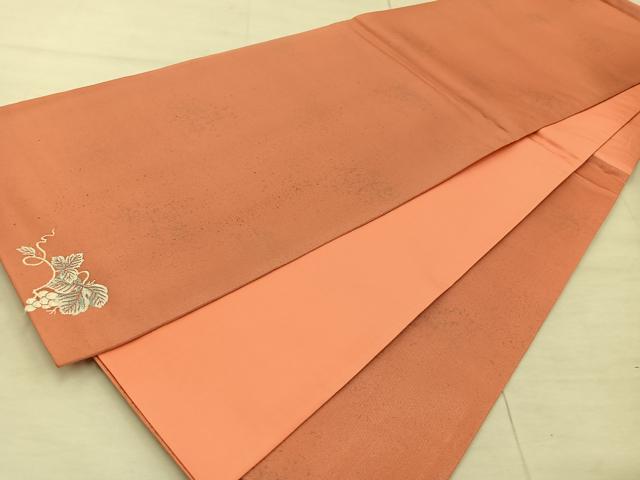 平和屋着物◎太鼓柄袋帯 唐織 葡萄蔦の葉文 正絹 逸品 BAAX4419mz