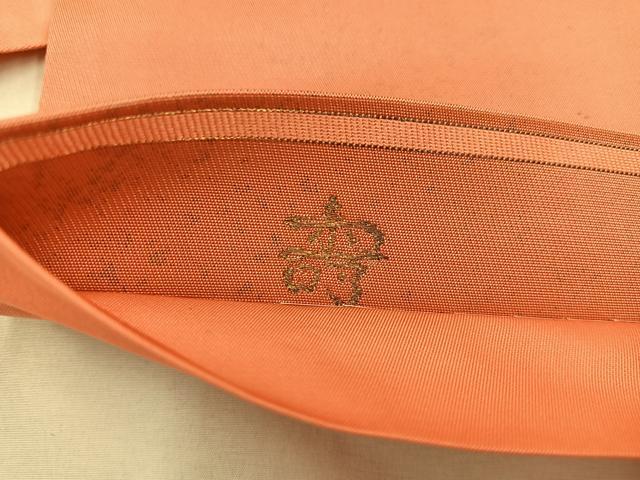平和屋着物◎太鼓柄袋帯 唐織 葡萄蔦の葉文 正絹 逸品 BAAX4419mz