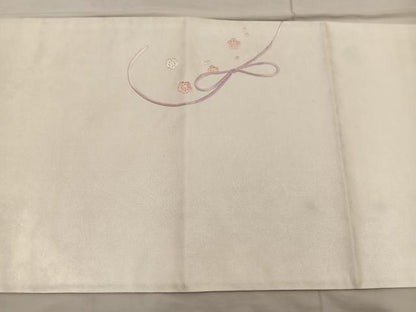 平和屋着物◎太鼓柄袋帯　総刺繍　駒刺繍　地紙亀甲花文　正絹　逸品　BAAX4431mz
