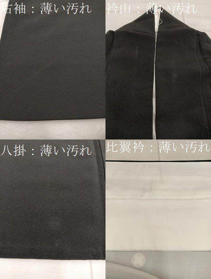 平和屋着物■豪華黒留袖 駒刺繍 地紙菊花文 暈し染め 金彩 正絹 逸品 BAAX4480mz