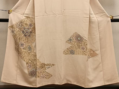 平和屋着物■訪問着 刺繍 七宝花文 正絹 逸品 BAAX4490mz