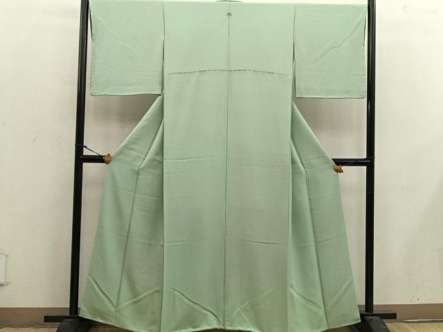 平和屋着物▽上質な紬　単衣　色無地　柳煤竹色　正絹　逸品　AABG6982ck 平和屋着物▽上質な色無地 単衣 薄柿色 正絹 逸品 AABG8725jh : 平和屋
