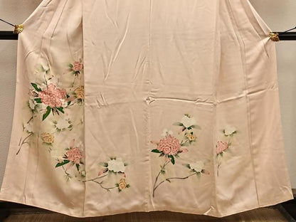 平和屋着物■訪問着 友禅 草花文 正絹 逸品 BAAX4516mz