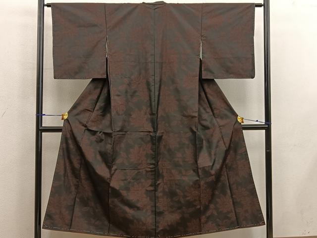 平和屋着物■本場大島紬 正絹 逸品 BAAX4527mz