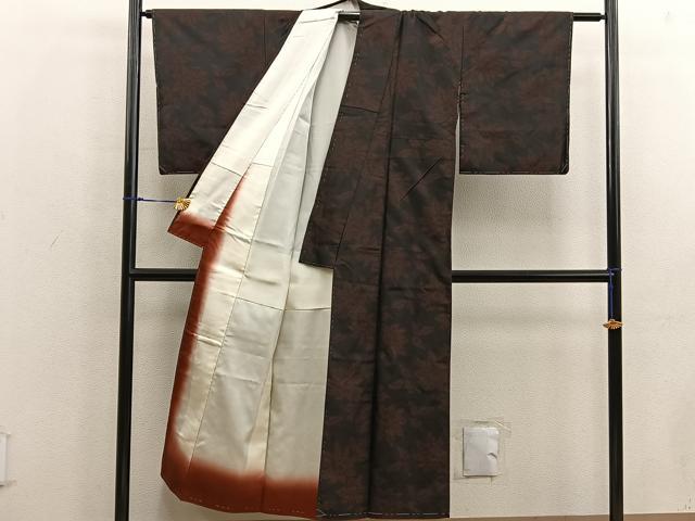 平和屋着物■本場大島紬 正絹 逸品 BAAX4527mz