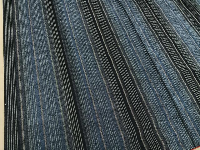 平和屋着物■上質な紬 縞 正絹 逸品 BAAX4532mz