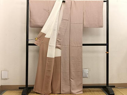 平和屋着物■江戸小紋 花菱文 正絹 逸品 BAAX4533mz