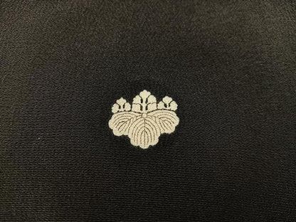 平和屋着物■豪華黒留袖　刺繍　鳳凰花文　金彩　正絹　逸品　BAAX4559mz