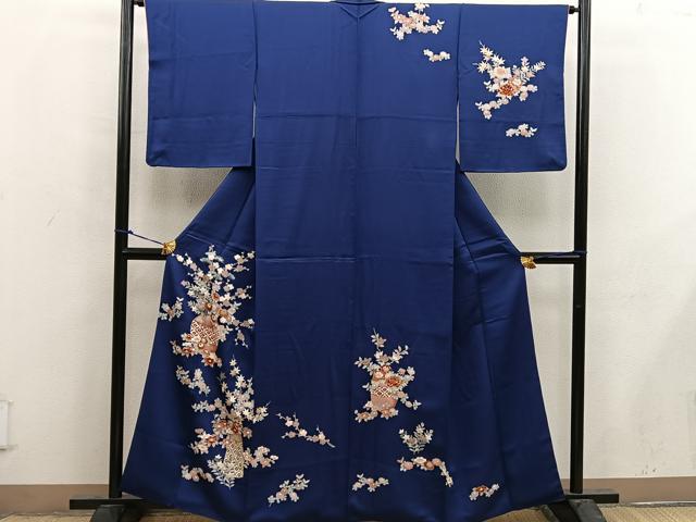 平和屋着物■訪問着　陶器花文　金彩　近鉄扱い　正絹　逸品　BAAX4561mz