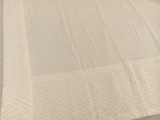 平和屋着物■長襦袢　無双仕立て　紗綾形地紋　蜂蜜色　正絹　逸品　BAAX4572mz
