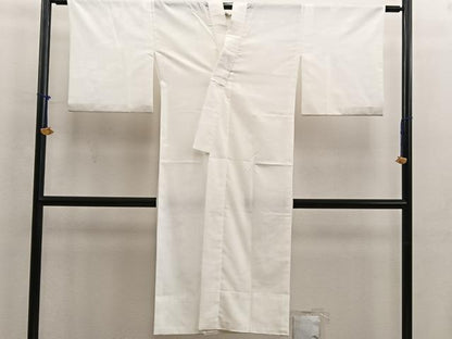 平和屋着物■長襦袢　無双仕立て　菊地紋　白色　洗える着物　BAAX4573mz