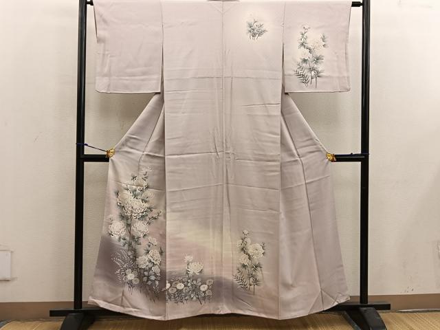 平和屋着物■訪問着　友禅　乱菊　正絹　逸品　BAAX4595mz