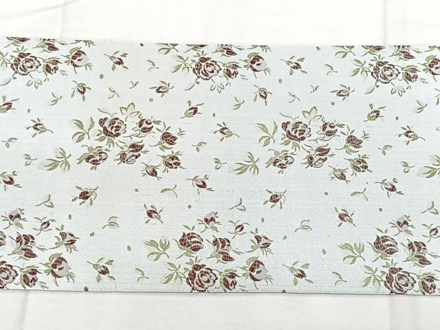 平和屋着物◎アンティーク　大正ロマン　全通柄　九寸名古屋帯　草花文　正絹　逸品　BAAX4641qw