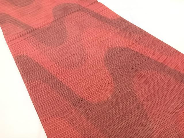 平和屋着物◎六通柄　京袋帯　霞文　正絹　逸品　BAAX4667qw