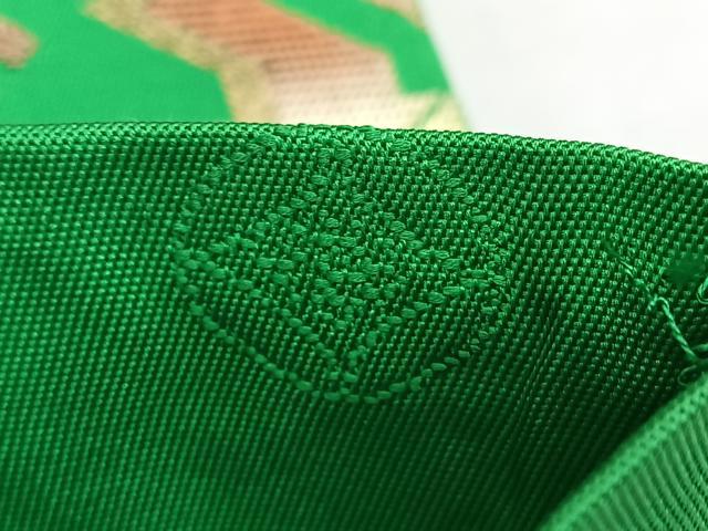 平和屋着物◎六通柄　本袋帯　有栖川鹿文　金銀糸　正絹　逸品　BAAX4757qw