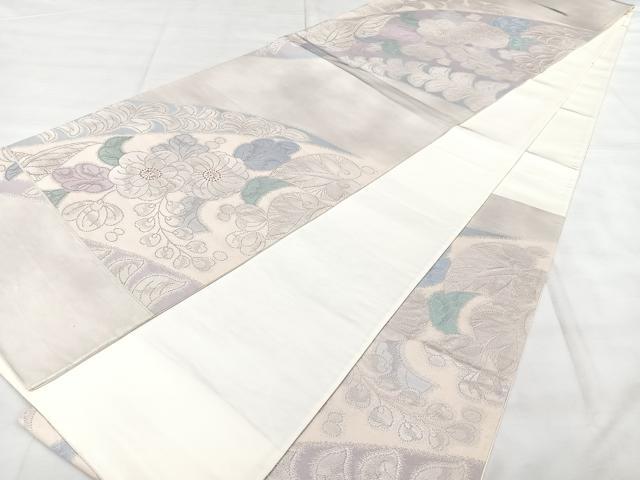平和屋着物◎六通柄袋帯 辻が花 引箔 正絹 逸品 BAAX4782qw